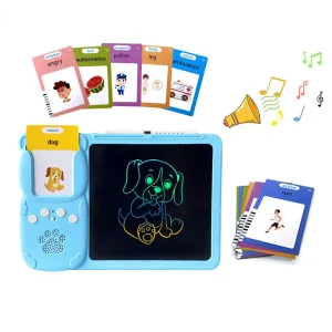 SmartyFlash 2-in-1 Learning Tablet. Make learning fun and interactive with the SmartyFlash™ 2-in-1 Talking Flashcard Learning Tablet, an innovative educational toy that combines reading, pronunciation, and drawing in one smart device. Designed for early childhood education, it helps children build vocabulary, improve language skills, and boost creativity through engaging, hands-on play.